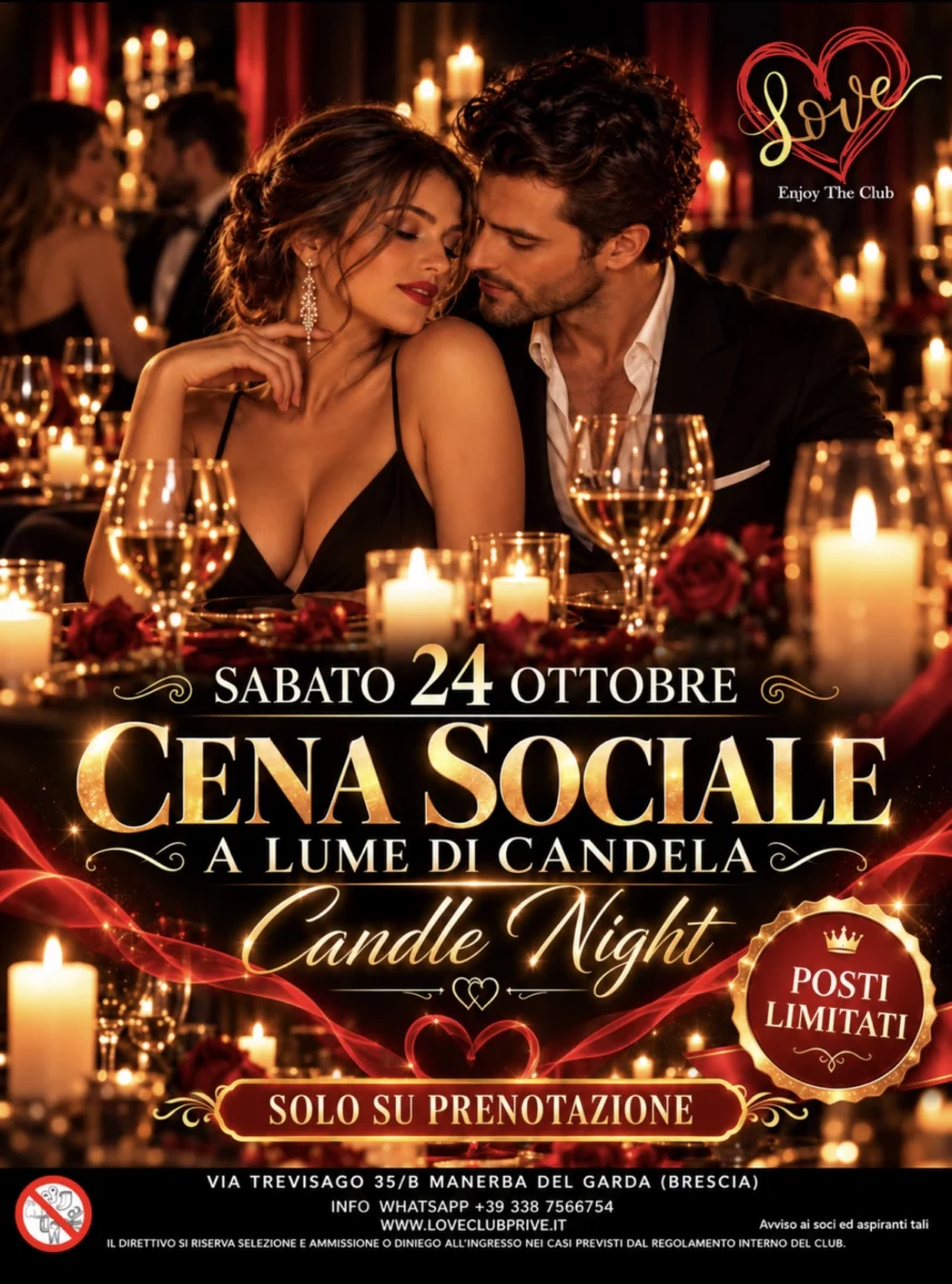 Candle Night con cena a Lume di Candela